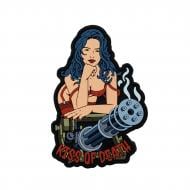 Шеврон-патч Brand Element ПВХ "Kiss of death"