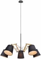 Люстра подвесная Arte Lamp Pinoccio 5xE14 черный A5700LM-5BK