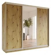 Шкаф-купе Garant ДСП 2200x600x2400 мм дуб артизан двери ДСП/зеркало/ДСП