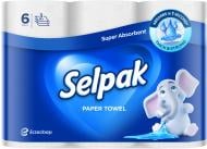 Бумажные полотенца Selpak трехслойная 6 шт.