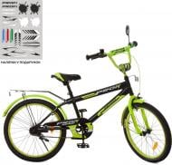 Велосипед детский PROF1 20" Inspirer зелено-черный SY2051 