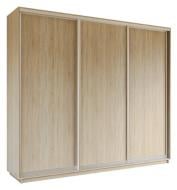 Шкаф-купе Garant ДСП 2400x600x2200 мм дуб сонома двери ДСП