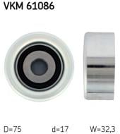 Ролик натяжителя поликлинового ремня TOYOTA DYNA, HIACE IV, HILUX VI, HILUX VII 2.5D/3.0D 07.01- (VKM 61086 SKF)