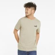 Футболка Puma ESS Small Logo Tee 58666964 р.3XL бежевий
