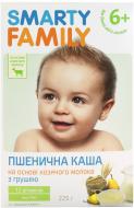 Каша пшенична Smarty Family від 6 місяців з грушею на козиному молоці 200 г