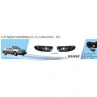 Фара противотуманная DLAA Nissan Maxima Cefiro A33 (2000-2004) NS-080E 55 Вт 12 В