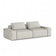 Диван прямой SOFALINO Benito Veloro Aria 1 бежевый 2490x1100x640 мм