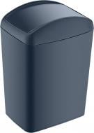Ведро для мусора TURAN PLASTIK Soft 125х175х250 мм 5 л антрацит TRN-187-04-EP