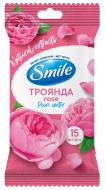 Влажные салфетки Smile Роза 15 шт.