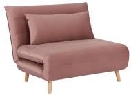 Крісло розкладне Signal Meble SPIKE 800х900х1050 мм рожевий античний