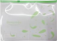 Папка на молнии 5580 А4 Лето зеленая Deli