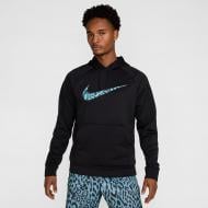 Джемпер Nike M NK TF THERMA PO HOODIE PRINT HJ3108-010 р.XL черный