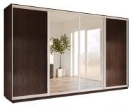 Шкаф-купе Garant ДСП 2800x600x2400 мм венге магия двери ДСП/зеркало/ДСП