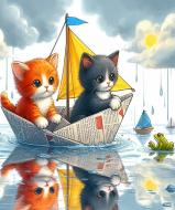 Набор со стразами на подрамнике GoToArt Смелые путешественники 23x30 см 177337