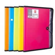 Папка-портфель 38965W А4 7 відділень із блокнотом в асортименті Deli Папка-портфель 38965W А4 7 відділень із блокнотом в асортименті Deli