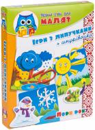 Игра настольная Vladi Toys Малышок Шнуровки липучки Времена года VT1307-01