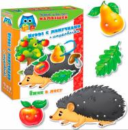 Игра настольная Vladi Toys Малятко Шнуровки липучки Ежик VT1307-03 Игра настольная Vladi Toys Малятко Шнуровки липучки Ежик VT1307-03