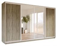 Шкаф-купе Garant ДСП 3000x600x2400 мм дуб сонома трюфель двери ДСП/зеркало/ДСП