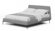Кровать SOFALINO Amato Veloro Arden 10 180x200 см черный/бежевый