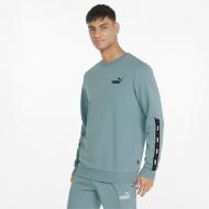 Свитшот Puma ESS+ Tape Crew 84738450 р. 3XL зеленый