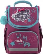 Рюкзак школьный KITE каркасный Fluffy racoon K19-501S-3