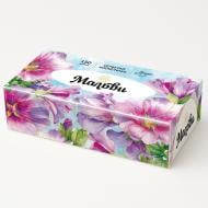 Салфетки бумажные в коробке Мальви косметические 150 шт.