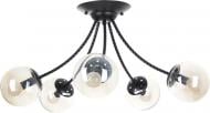 Светильник потолочный Accento lighting Oleander 5x40 Вт E14 черный ALDW-MX68859-5