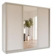 Шкаф-купе Practic 86 Garant ДСП 2000x600x2400 мм нимфея альба двери ДСП/зеркало Шкаф-купе Practic 86 Garant ДСП 2000x600x2400 мм нимфея альба двери ДСП/зеркало