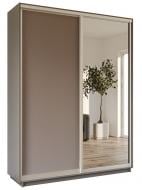 Шафа-купе Practic 86 Garant ДСП 2000x600x2400 мм сірий графіт двері ДСП/дзеркало