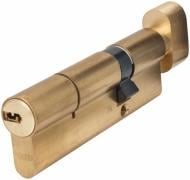 Цилиндр Abus KD6 60x30 ключ-вороток 90 мм матовая латунь