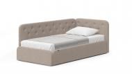 Ліжко дитяче SOFALINO Totti Veloro Arden 4 90x195 см бежевий