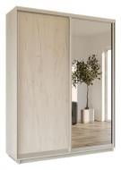 Шкаф-купе Garant ДСП 1700x600x2200 мм дуб крафт белый двери ДСП/зеркало