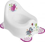 Горщик OKT 8648 Hippo із нековзкими гумками білий 9929