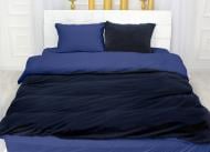 Комплект постільної білизни Велюр Winter Delicate 28-0079 Nasturzio 2х143х210 см синій/темно-синій MirSon