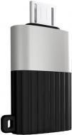 Адаптер Gelius OTG Adapter GP-OTG002 USB to Micro USB серебристый с черным (GP-OTG002)