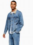 Куртка мужская TopMan CASUAL JKTS 64P00T-BLE р.M синяя