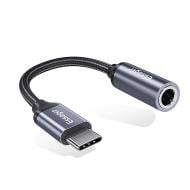 Адаптер Essager E01 Type-C to 3.5mm Jack Headphone Adapter Grey 0,12 м сірий (EZJE01-0G)