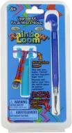 Набор для плетения Rainbow Loom Мини станок с крючком голубой A0002