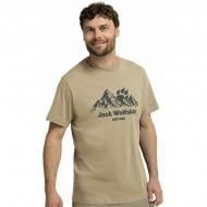 Футболка чоловіча Jack Wolfskin CAREFREE T M A66090_T0468 р.S бежевий