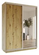 Шкаф-купе Garant ДСП 1700x600x2400 мм дуб артизан двери ДСП/зеркало