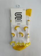 Шкарпетки жіночі Premier Socks Банан р.23-25 білий із жовтим