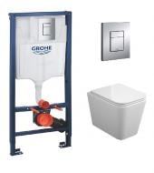 Комплект Grohe інсталяція Rapid SL 38772001 з панеллю змиву + унітаз підвісний Koller Pool Trend Tornado 3.0 1827570198