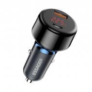 Автомобильное зарядное устройство Essager Torch Digital Display Car Charger 65W Blue (ECCPD-HJ03)