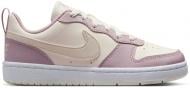 Кроссовки для девочек демисезонные Nike COURT BOROUGH LOW RECRAFT DV5456-129 р.40 бежевые с розовым