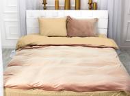 Комплект постільної білизни Велюр Winter Delicate 28-0083 Cipollaccio 143х210 см кремовий/бежевий MirSon