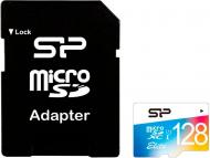 Карта пам'яті Silicon Power microSDXC 128 ГБ Class 10 (SP128GBSTXBU1V20SP) UHS-I Elite COLOR