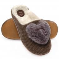 Тапки домашние Home Story 251809-17 р.41 коричневый