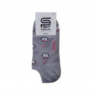 Шкарпетки жіночі Premier Socks з котами р.23-25 сірий