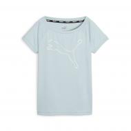 Футболка Puma TRAIN FAVORITE JERSEY CAT TEE 52242021 р.L голубой