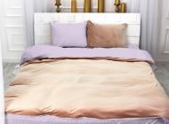 Комплект постельного белья Велюр Winter Delicate 28-0086 Geranio 175х210 см кремовый/сиреневый MirSon
